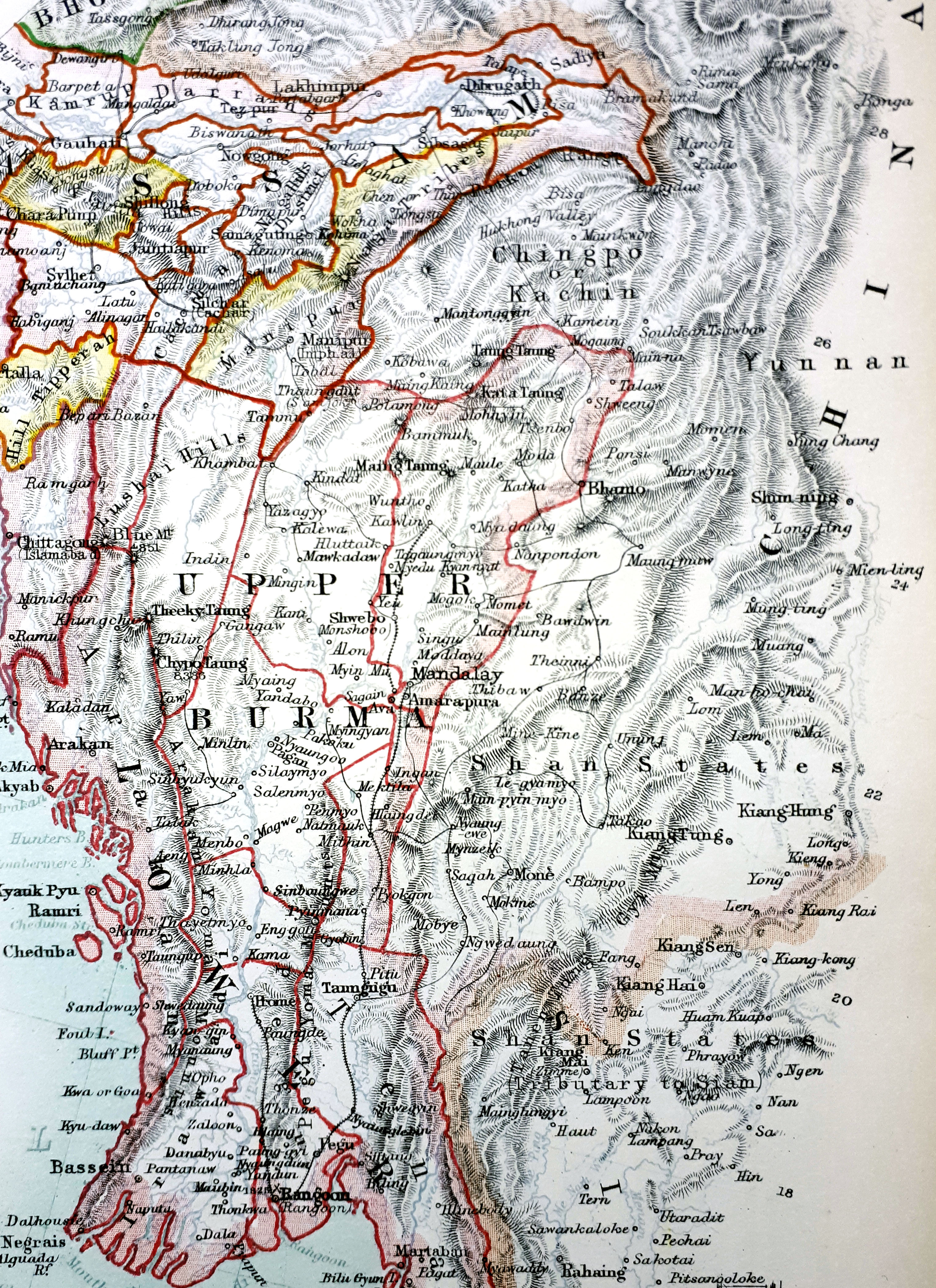 Blog - Martin Concar Burma map contrast